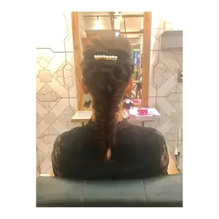 ロング ヘアアレンジ 河野 行史のヘアスタイル