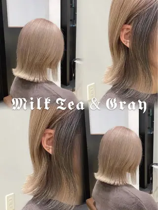 ショート カラー 韓国ヘア🇰🇷 藤江 広人のヘアスタイル