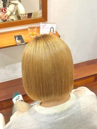 ショート パーマ 今在家 玲【艶髪スト レート/メンズ】のヘアスタイル