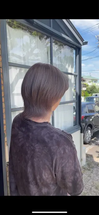 カラー 小野楓未 ブリーチ/ 透明感カラー🩵のヘアスタイル