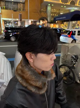 ショート パーマ メンズ タクミ/名駅/栄 メンズ特化型美容師のヘアスタイル