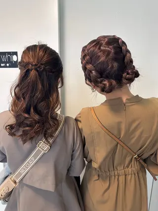 ヘアアレンジ Aya ICON.whipのマツエク・マツパデザイン