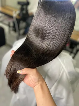 ロング 髪質改善×矯正🫧 韓国ヘアasamiのヘアスタイル