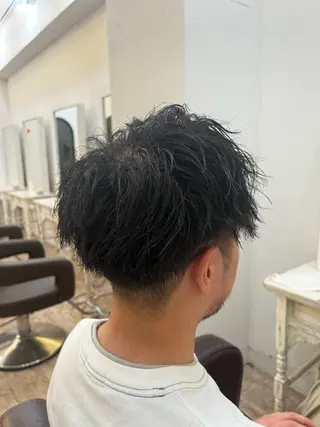 パーマ メンズ 杉山 蒼汰のヘアスタイル