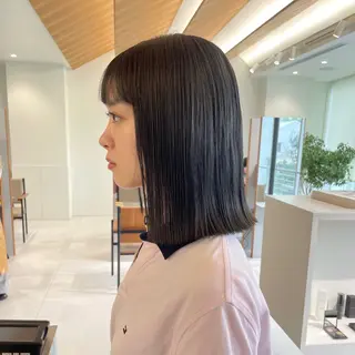 セミロング カラー 髪質改善カラー/ボブ 🌻Mutsumiのヘアスタイル