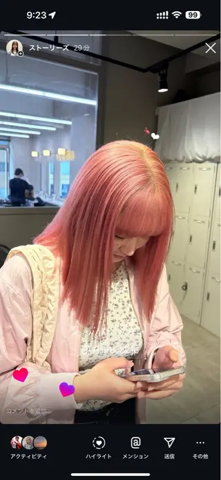 カラー 透明感ベージュ🤎 ナチュラルレイヤーのヘアスタイル