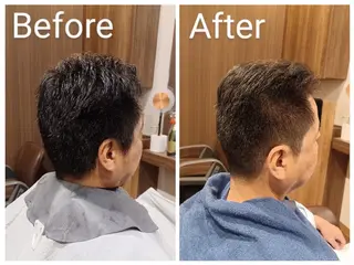 メンズ ショート BARBERSTAG 上拂恭平のヘアスタイル