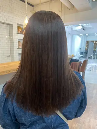 セミロング 長谷川 新太のヘアスタイル