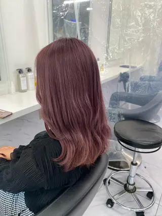 セミロング カラー ヘアアレンジ メンズ特化 水口湧太のヘアスタイル