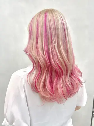 セミロング カラー 🦋レイヤーカット ミドリカワ🦋のヘアスタイル