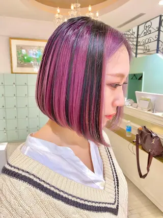 ショート カラー Re:ta Hair 飯田淳平のヘアスタイル