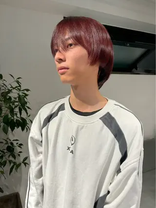 ショート カラー メンズ 🪐ブリーチ/y2k ヘア🪐HARUKAのヘアスタイル