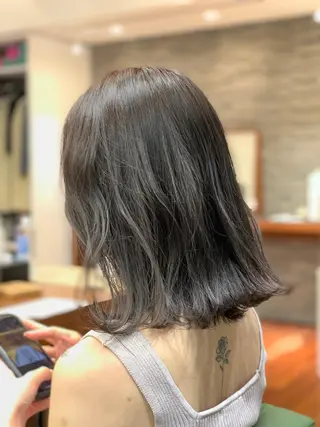 ミディアム 髪質改善/縮毛矯正 鈴木裕介のヘアスタイル