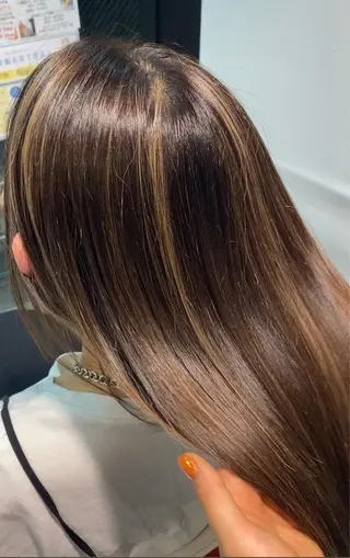 セミロング EARTH検見川浜 鈴木学のヘアスタイル