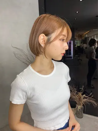 ショート ボブ/透明感カラー 🌿栄🌿kouneのヘアスタイル