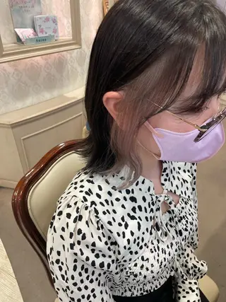 カラー 🍪ﾖｼｲﾊﾙﾈ🍪 ﾗﾍﾞﾝﾀﾞｰｶﾗｰのヘアスタイル