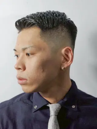 ショート メンズカット　佐々木 開のヘアスタイル