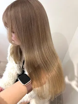 ロング ナナ♡レイヤーカット ♡似合わせカラーのヘアスタイル