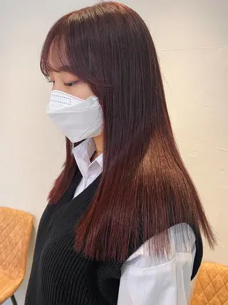 カラー RISAKO レイヤーカット🎀のヘアスタイル