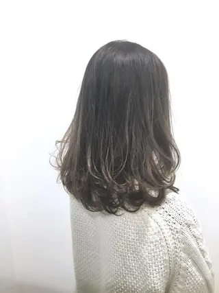 セミロング カラー パーマ ヘアアレンジ メンズ 境 健助のヘアスタイル