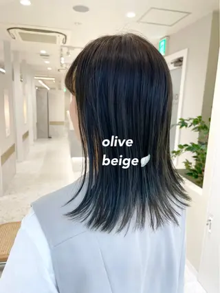 ミディアム カラー 🩰ニシムラヒカリ 半個室salon♡*のヘアスタイル