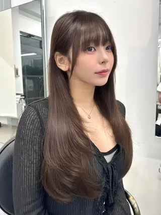 ロング 野口聖矢/縮毛矯正 髪質改善/ViVIEのヘアスタイル