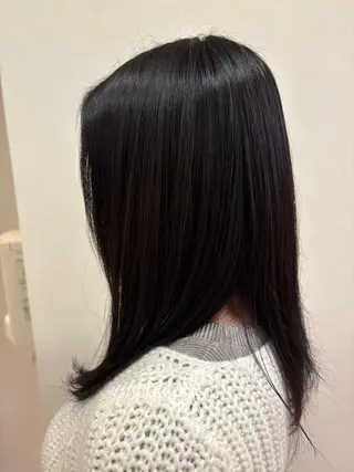セミロング り このヘアスタイル
