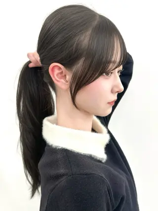 ミディアム カラー 🇰🇷韓国風くびれ ヘア🇰🇷中村優大のヘアスタイル