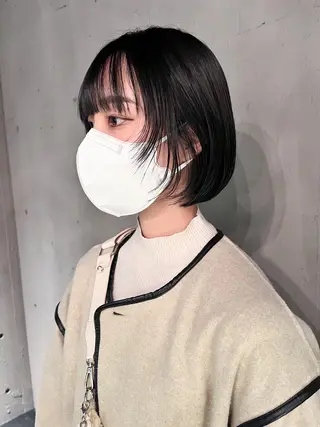 ショート カラー 似合わせパーマ/ kazuのヘアスタイル