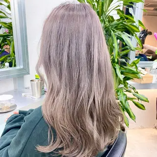 セミロング カラー 艶髪と透明感を ‼️/若林のヘアスタイル