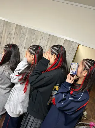 セミロング ヘアアレンジ 🌈アイスアウト🌈 Mahoのヘアスタイル