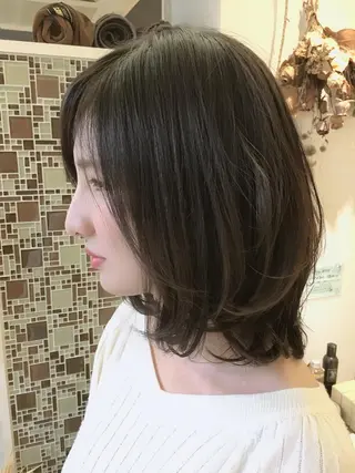 ミディアム 近藤 大介のヘアスタイル