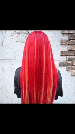 ロング カラー ヘアアレンジ Styledock所属・Junko .のヘアスタイル