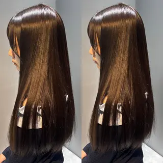 ミディアム カラー 髪質改善/美髪矯正 艶髪/Takutoのヘアスタイル
