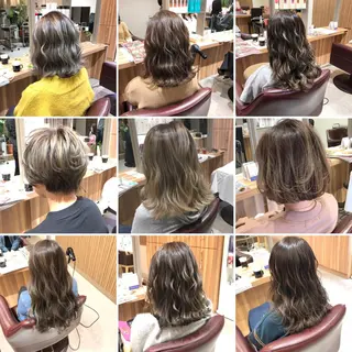 ミディアム 城領 直輝のヘアスタイル