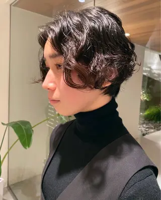 ショート パーマ 佐藤 琴美のヘアスタイル