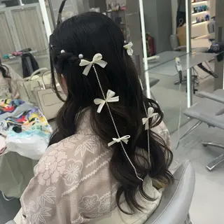 ロング ヘアアレンジ 🌈 YUUNA🌈のヘアスタイル