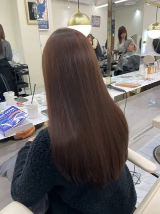 ロング カラー ヘアアレンジ 髪質改善特化 🫧松野力也のヘアスタイル