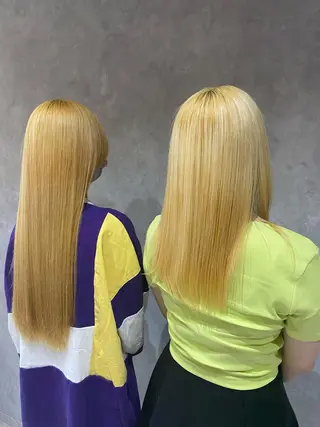 ロング デザインカラー モデル募集🌈のヘアスタイル