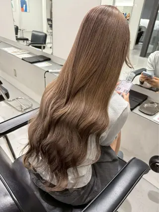 ロング カラー カラーモデル募集中 /新潟万代/かこ🩵のヘアスタイル