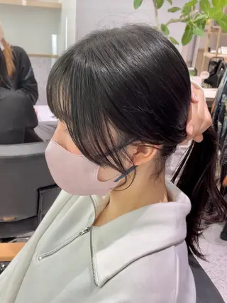 ロング カラー ヘアアレンジ トレンドレイヤー カット/mihoのヘアスタイル