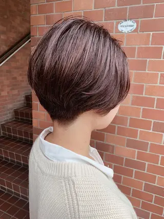 ショート 丹羽大喜 縮毛矯正/美髪矯正のヘアスタイル