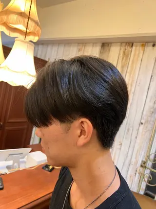 メンズ Ryosuke ブリーチ縮毛矯正特化のヘアスタイル