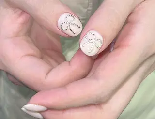 ネイル By moonネイル 🌷ワンホン/韓国風のネイルデザイン