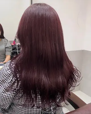 セミロング カラー 💗ガーリーヘア🎀 saki💗のヘアスタイル