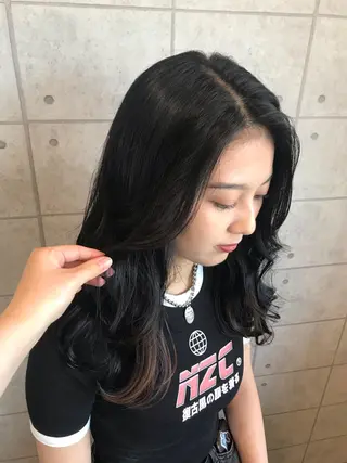 ロング カラー 烏丸韓国ヘア🇰🇷 ayaka🎀のヘアスタイル