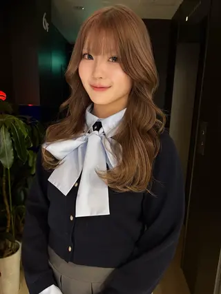 ロング カラー カット無料酒井 竜也のヘアスタイル