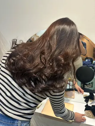 ロング AYAKA 下北沢suuのヘアスタイル
