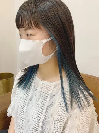 セミロング yupi🐈⬛ レイヤー/パーマのヘアスタイル