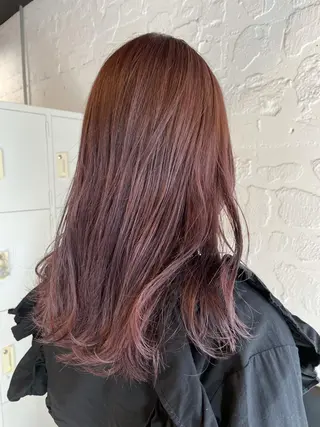 セミロング カラー hazuki 🌝のヘアスタイル